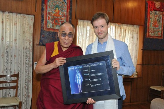 Dalai Lama y Dmitry Itskov